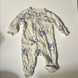 Carter's Blue Panda Print Footie